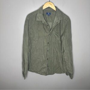 George Men's green  corduroy Shirt Jacket